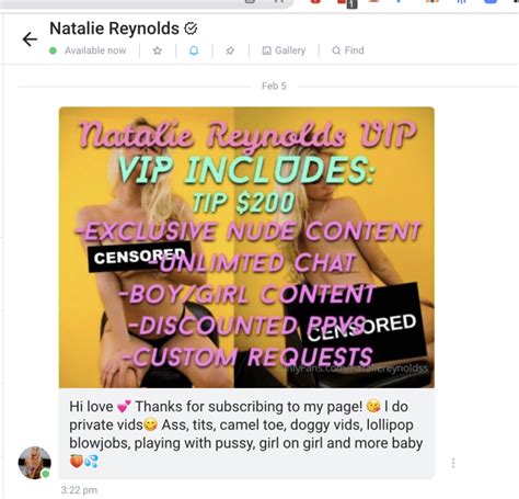 natalie reynolds sex tapes|Natalie Reynolds Nude Onlyfans Blonde Tiktok BJ Leaked Video